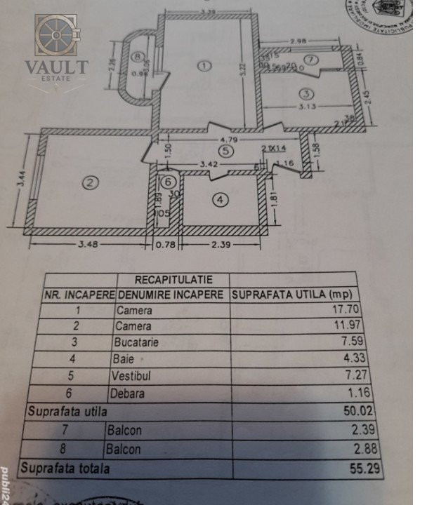 2 CAMERE DECOMANDAT - 55 MP - PANTELIMON