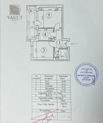 Apartament 2 camere Popesti Leordeni
