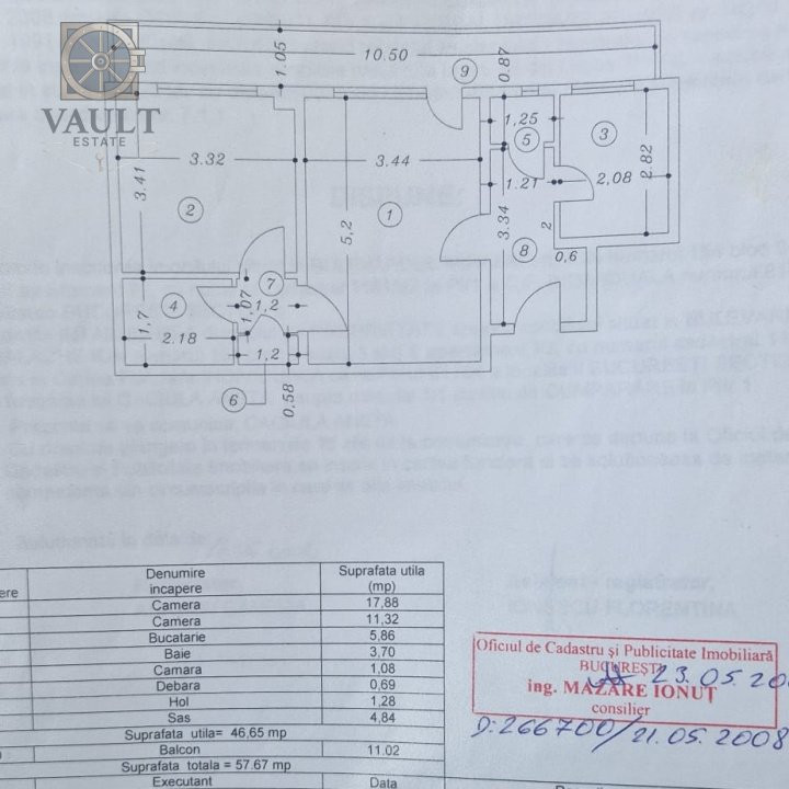 APARTAMENT 2 CAMERE 58 MP - COMPLET RENOVAT - BALCON 11 MP - DOMENII