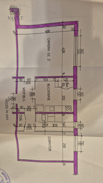 Apartament 2 camere Vacaresti-Centrala Proprie