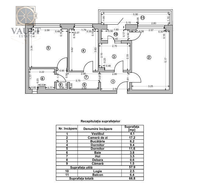 Apartament 3 camere - LANGA PARCUL MORARILOR - DECOMANDAT - de renovat