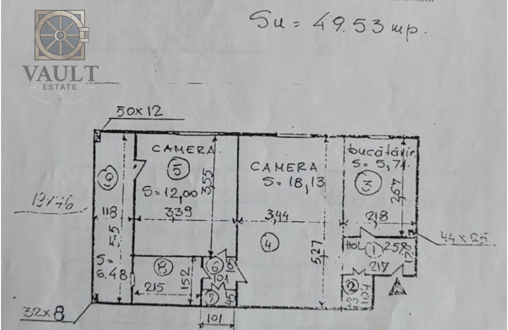 Apartament 2 camere - 50Mp-Dristor -ParkLake