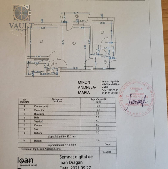 Apartament 2 camere-Parc Drumul Taberei-Bloc tip F