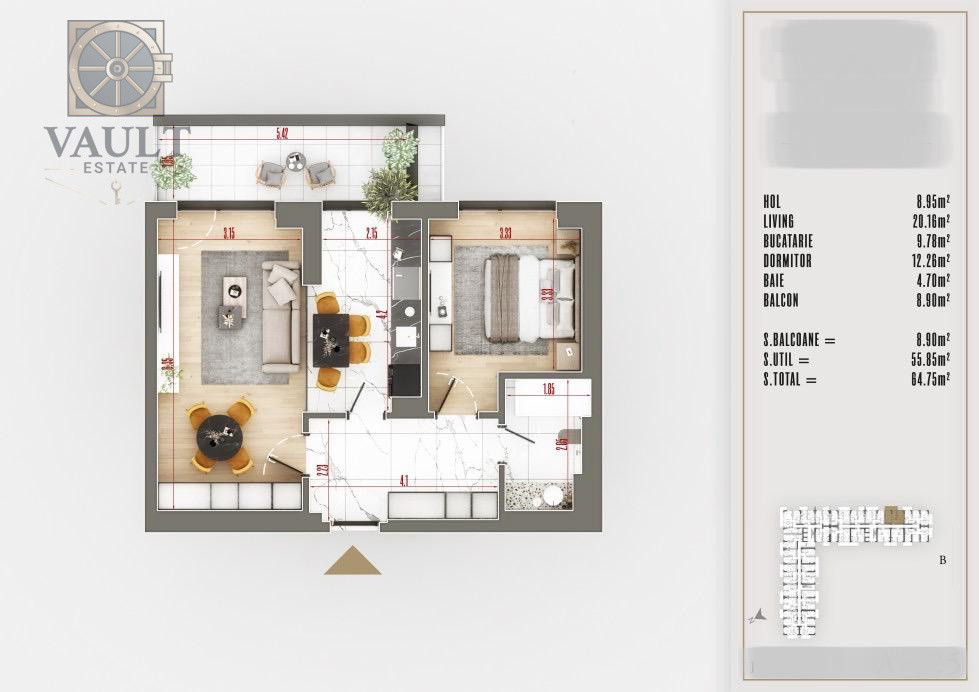 2 CAMERE-COMPLEX REZIDENTIAL PREMIUM-COMISION 0%-THEODOR PALLADY