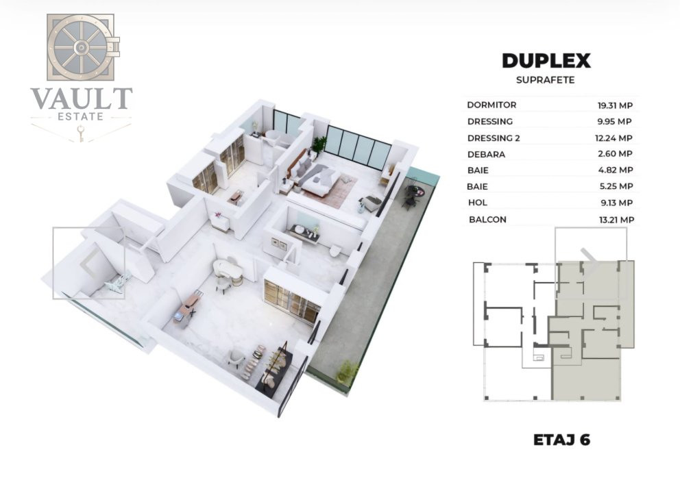 PENTHOUSE - DUPLEX - 250 MP - PARCARE SUBTERANA