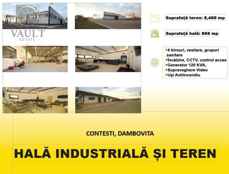 HALA 858 MP - ACCES TIR - TEREN 5400 MP