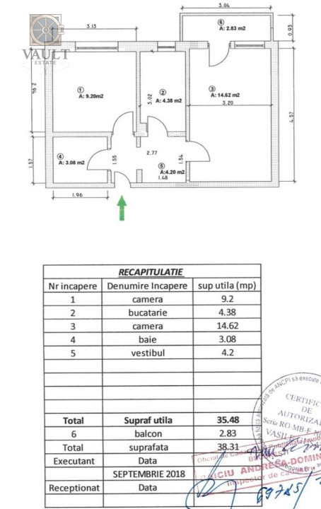 2 CAMERE - DECOMANDAT - MOBILAT - UTILAT - BRANCOVEANU
