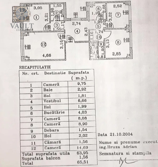 Apartament 3 camere - CENTRALA PROPRIE - ETAJ 1 - langa MEGA MALL 