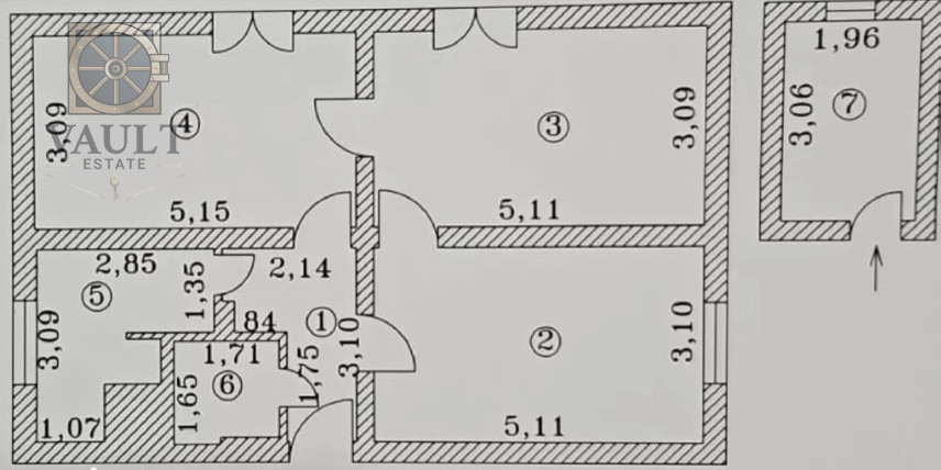Apartament 3 camere - CENTRALA PROPRIE - zona FLOREASCA