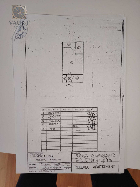Garsoniera - MOBILATA/UTILATA. VITAN
