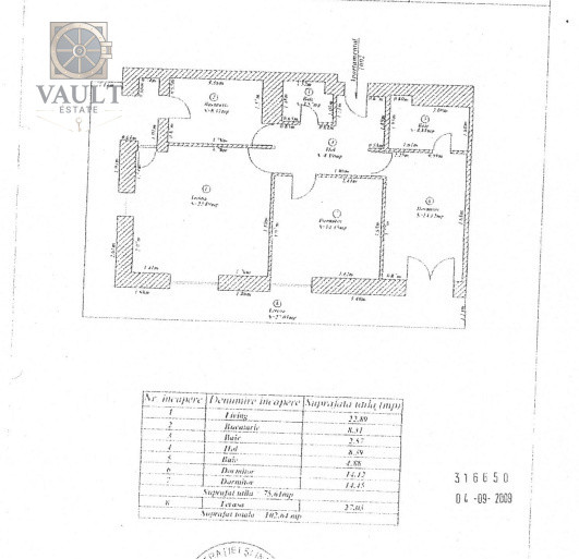 Apartament 3 camere - TERASA 27 MP - Asmita Gardens 