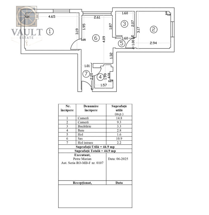Apartament 2 camere Pantelimon-Piata Delfinului-Centrala Proprie