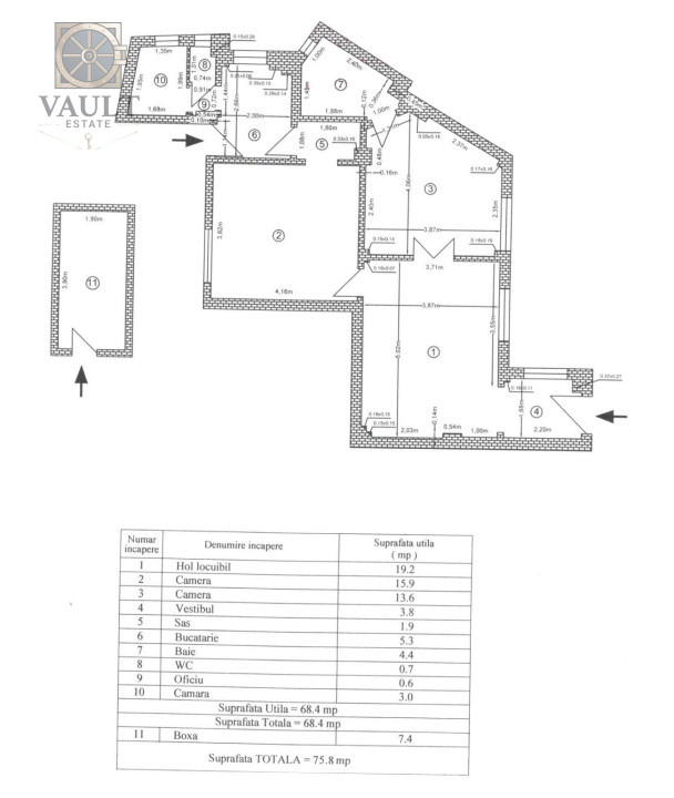 Apartament 3 camere - 3 minute de metrou - Unirii - U3