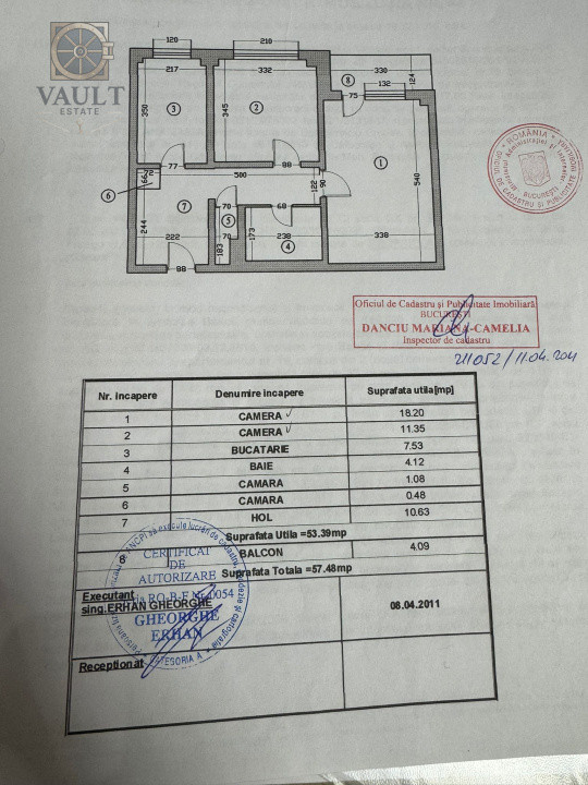 Apartament 2 camere -53,39Mp-Gorjului 