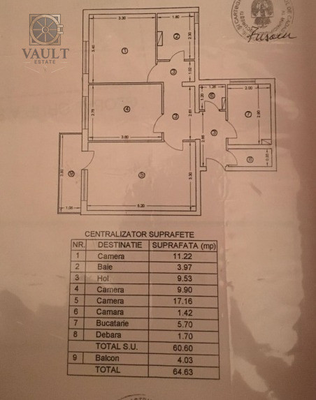 Apartament 3 camere - langa PARCUL TINERETULUI 