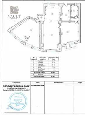 Apartament 3 camere - CENTRALA PROPRIE - 96 MP UTILI - zona CISMIGIU (URGENTA2)