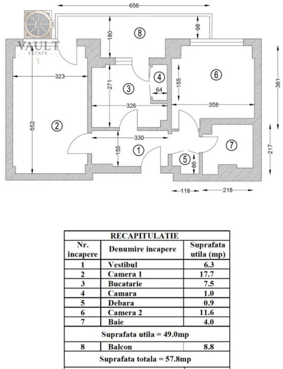 Apartament 2 camere -Parcul Circului 