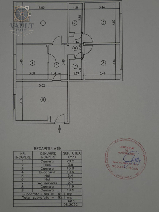 Apartament 4 camere - 5 minute de Orășelul Copiilor - Brancoveanu