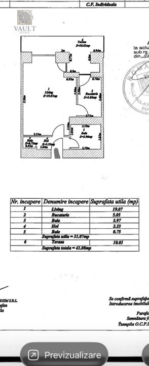 Garsoniera - TERASA 10 MP - ASMITA GARDENS