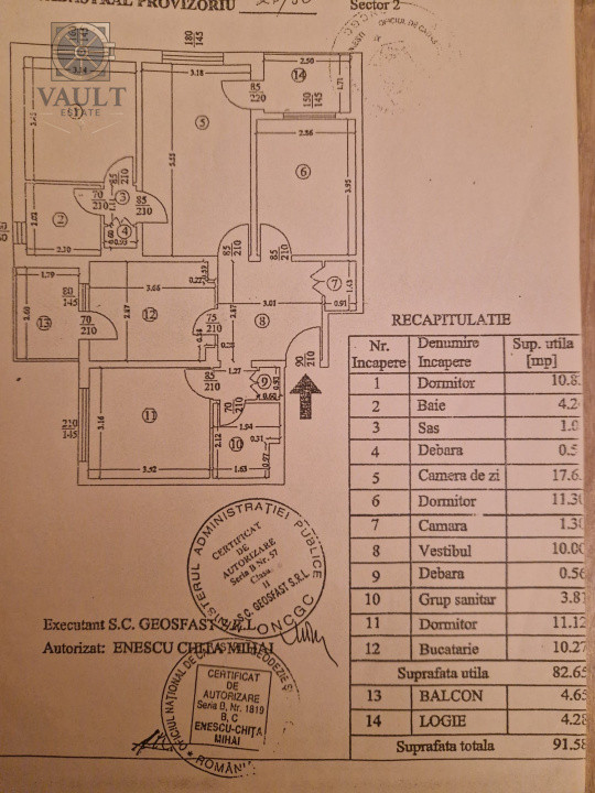 4 CAMERE - ARENA NATIONALA - CERNAUTI