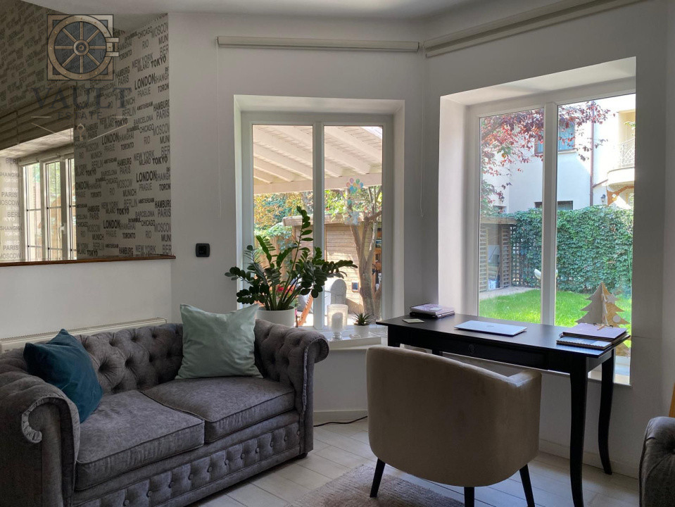 Vilă exclusivistă cu 7 camere și curte privată în Băneasa Park