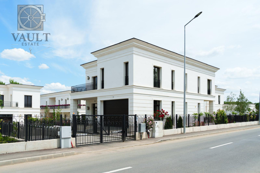 Vilă Modernă în Complex Rezidențial- Lux și Confort în Zona Pipera
