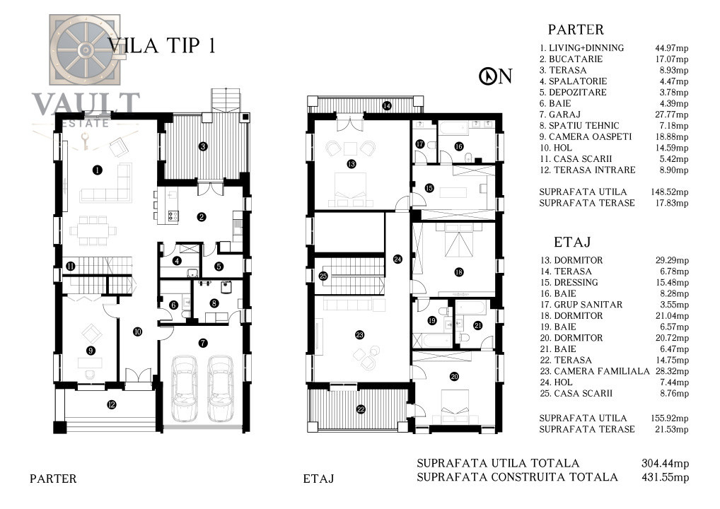 Vilă Modernă în Complex Rezidențial- Lux și Confort în Zona Pipera