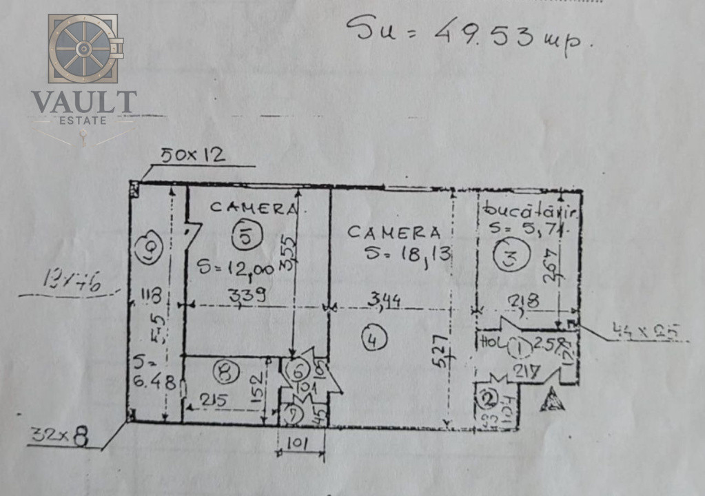 Apartament 2 camere - LA CHEIE - zona CAMIL RESSU 