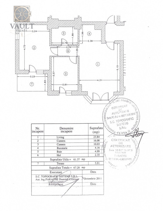 Apartament 3 camere cu loc parcare inclus - Cosmopolis