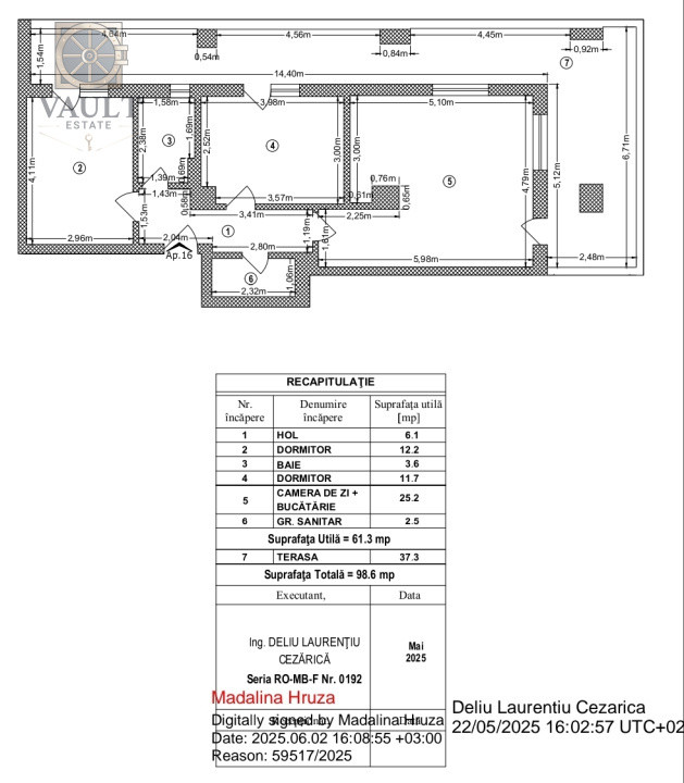 Apartament 3 camere - Bloc Nou - Theodor Pallady