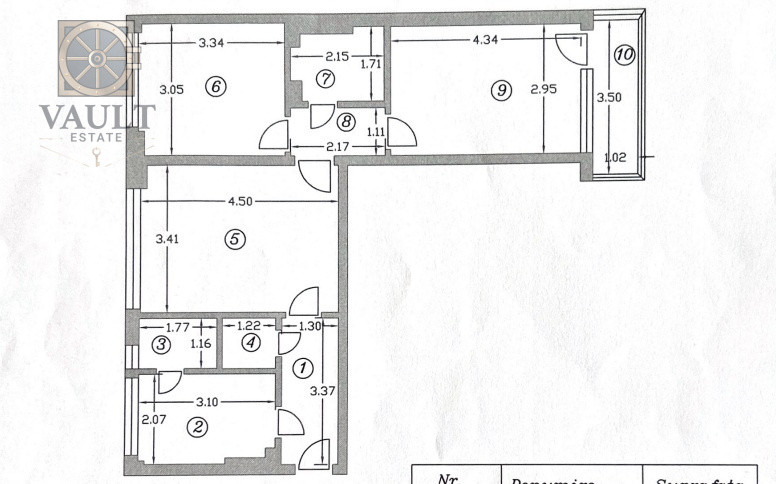 Apartament 3 camere - LA CHEIE - zona STEFAN CEL MARE 