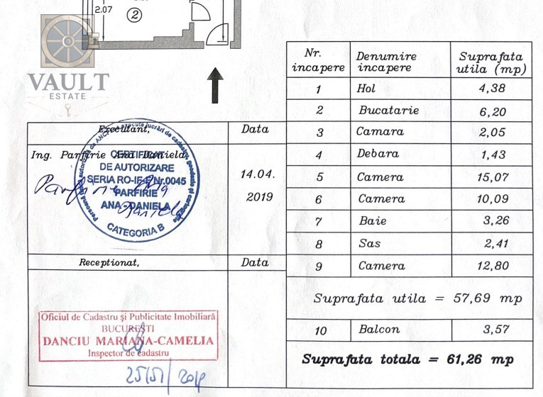 Apartament 3 camere - LA CHEIE - zona STEFAN CEL MARE 