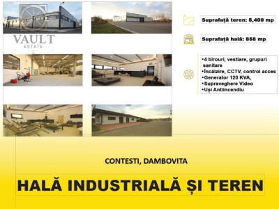 HALA 858 MP - ACCES TIR - TEREN 5400 MP