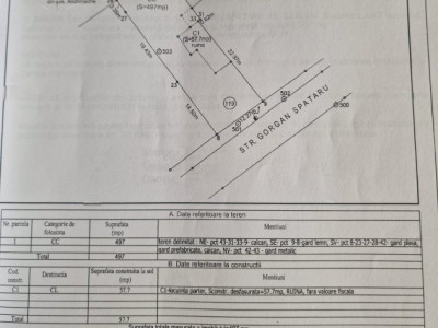 TEREN - 497 MP - DESCHIDERE 12 M