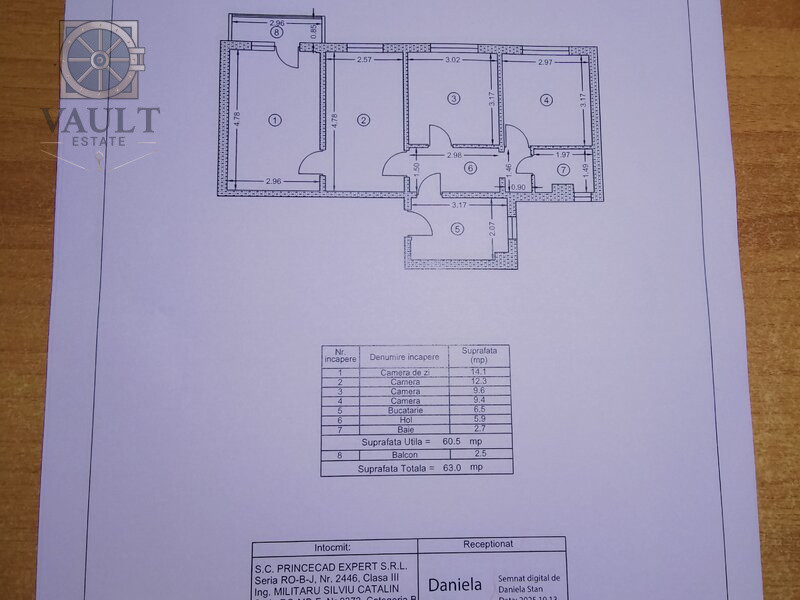 Apartament 4 camere - 63mp- 1 Decembrie 1918 