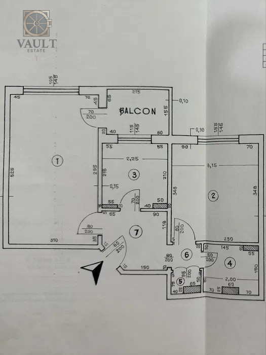 Apartament 2 camere -44.64MP-Nicolae Grigorescu 