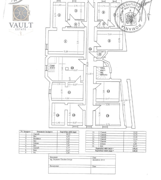 Demisol Intreg  141 MP  Bulevard- STIRBEI VODA/CISMIGIU -U1