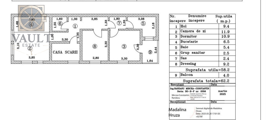 APARTAMENT 3 CAMERE-RAHOVA-DUNAVAT-BLOC NOU-2 BAI-CENTRALA