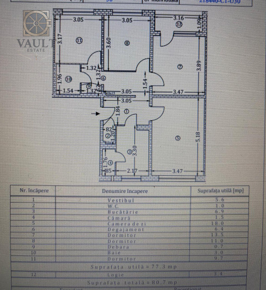 APARTAMENT 4 CAMERE-BULEVARDUL C-TIN BRANCOVEANU-ETAJ 1/4-2 BAI