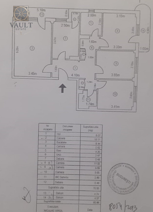 APARTAMENT 4 CAMERE-RAHOVA-DUMBRAVA NOUA-DECOMANDAT-CENTRALA
