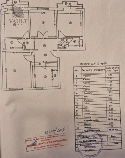 Apartament 4 camere Doamna Ghica