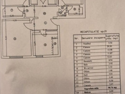 Apartament 4 camere Doamna Ghica