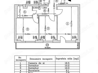 Apartament 3 camere-Decomandat-Bulevardul Lacul Tei