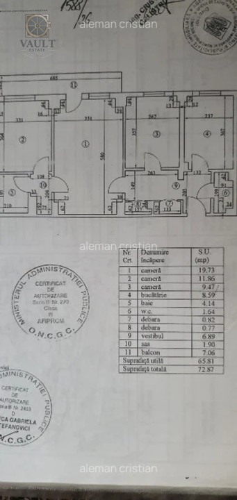 Apartament 3 camere semidecomandat - Calea Vitan 