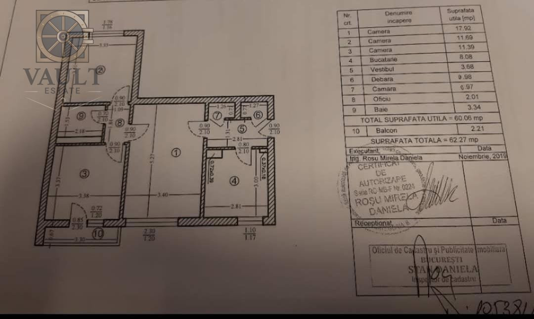 Apartament 3 camere - Baba Novac
