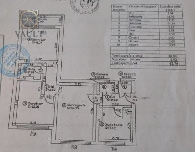 APARTAMENT 3 CAMERE - OBOR - BISERICA SF. DUMITRU