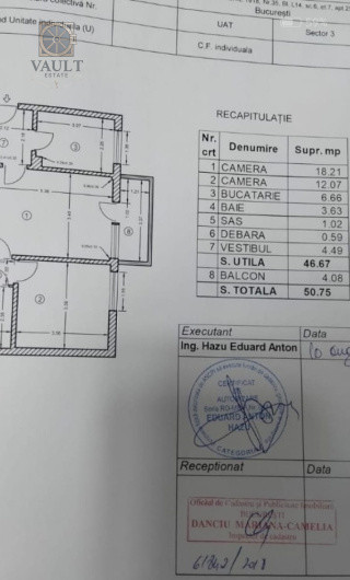 Apartament 2 camere - 50.75mp-Titan -1 Decembrie 1918 