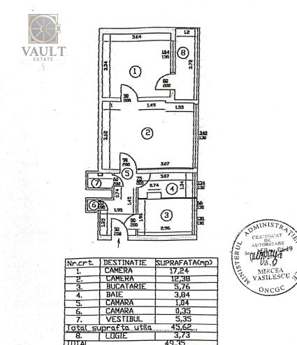 Apartament 2 camere - LA CHEIE - zona UNIVERSITATE 