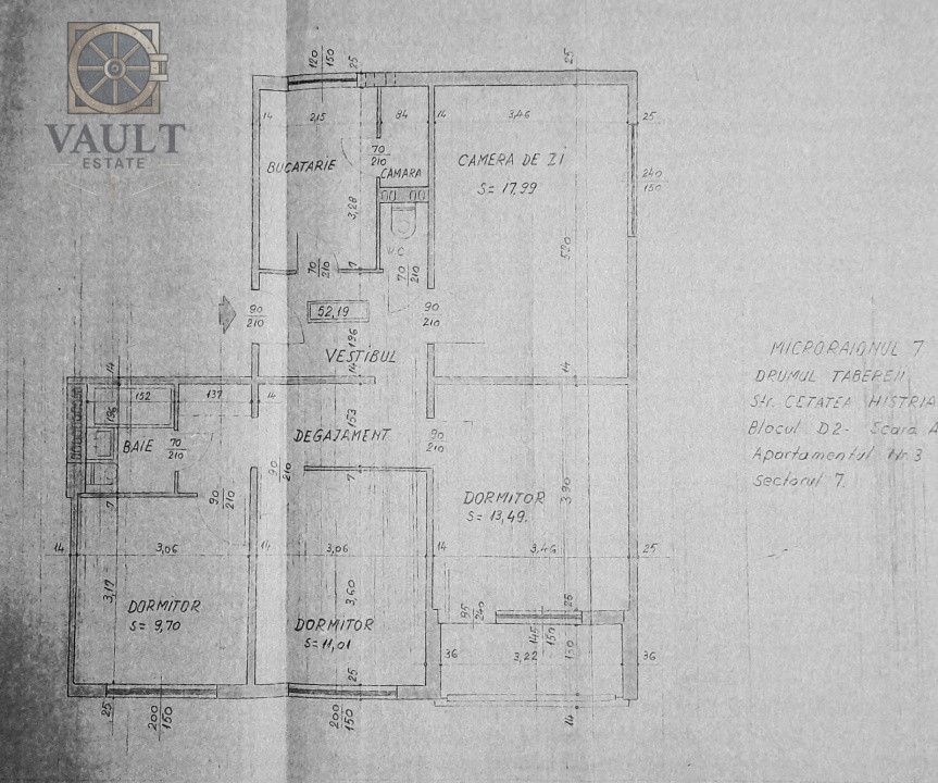 Apartament 4 camere - 96mp- 5 minute pana la metrou Romancierilor
