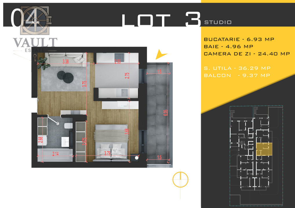 STUDIO -COMPLEX REZIDENTIAL NOU -THEODOR PALLADY